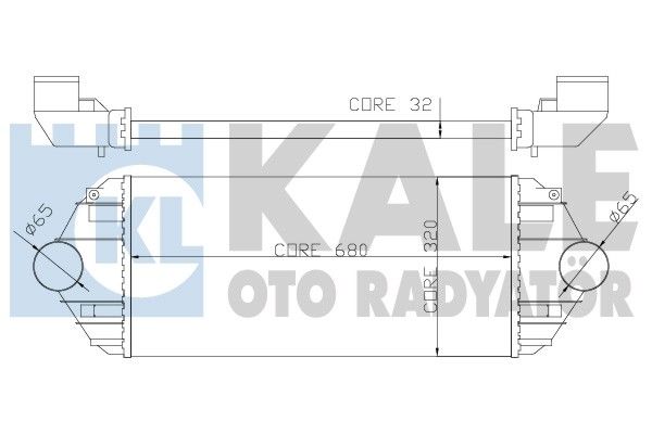 KALE OTO RADYATÖR Kompressoriõhu radiaator 344500